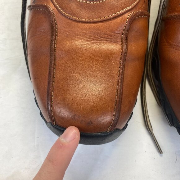 TIMBERLAND Lexington 55518 Brown Leather Lace Up Driving Oxfords Shoes Sz 11.5 M main image 9